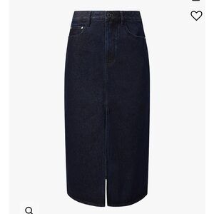 NWT WeWoreWhat Denim Midi Skirt